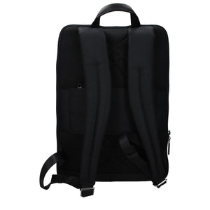 Piquadro Black Fabric Backpack
