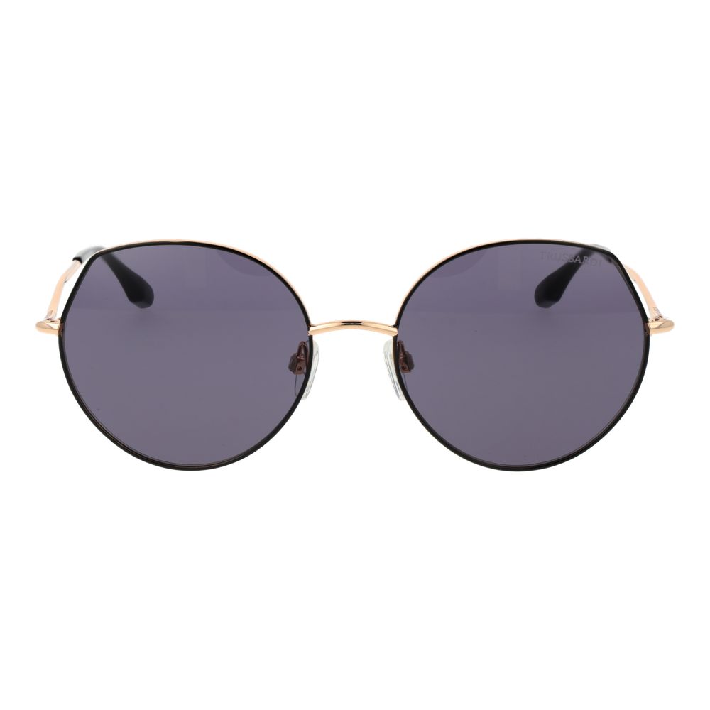 Trussardi Black Metal Sunglasses
