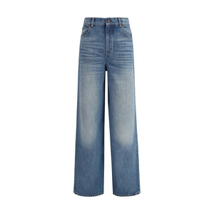 Chloé Blue Cotton Jeans Denim