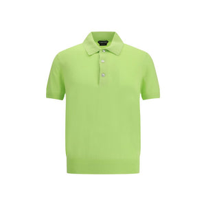 Tom Ford Green Cotton Polo Shirt