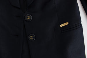Black Suit Lapel Collar Blazer Jacket