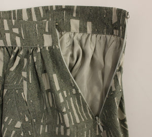 Gray Mini Short A-Line Skirt