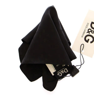 Black Silk Handkerchief