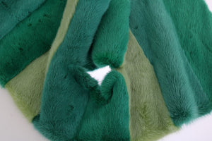 Green Mink Fur Scarf