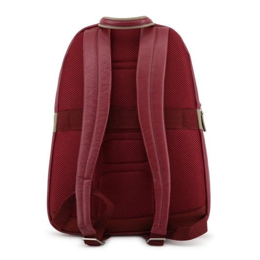 Red Leather Backpack