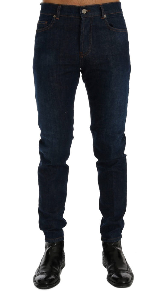 Frankie Morello Blue Wash Aberdeen Slim Fit Jeans