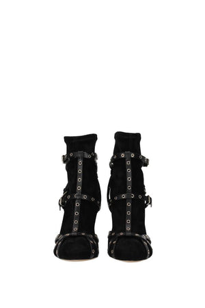 Women  Black Leather Boots