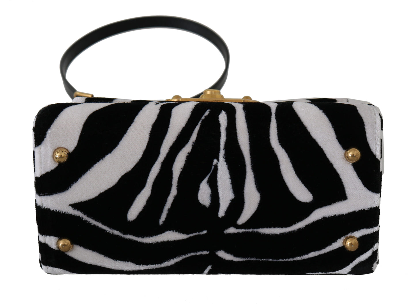 Black White Zebra Crossbody WELCOME Purse Bag