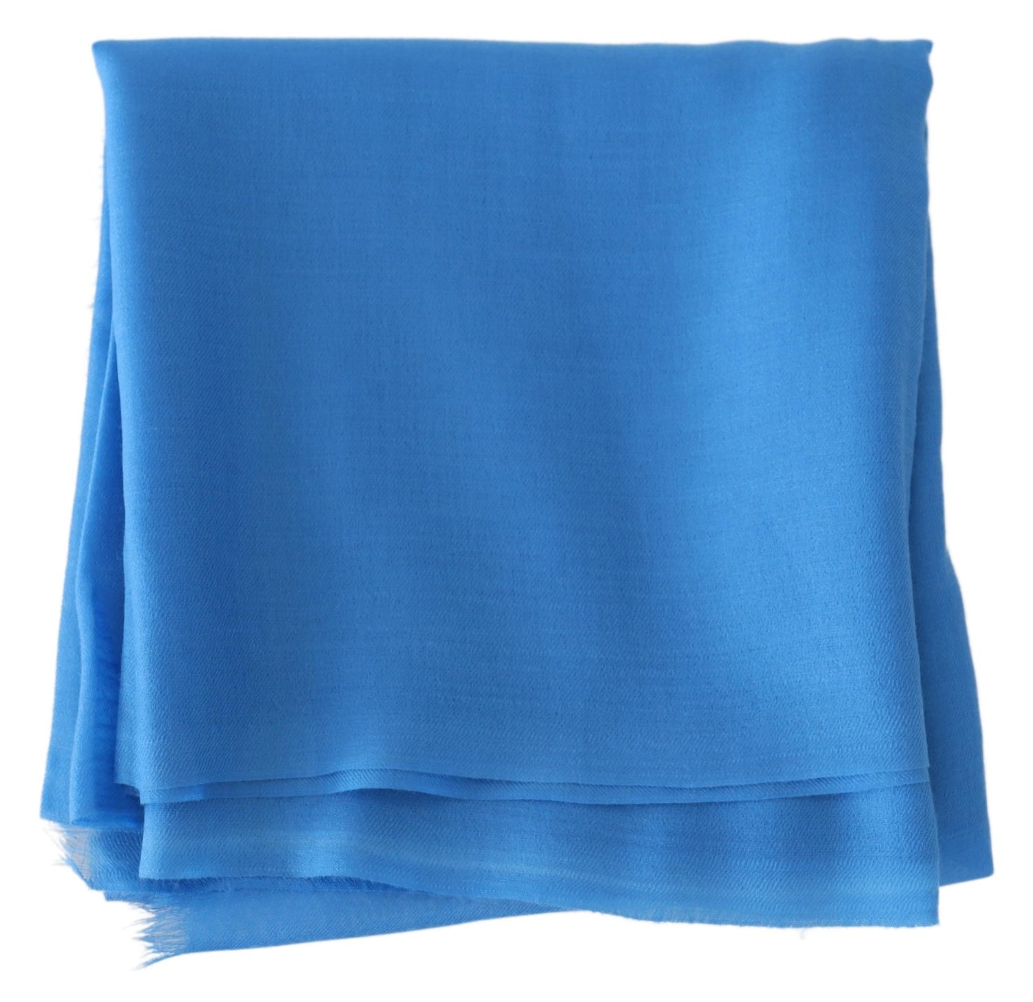 Blue Wool Unisex Neck Warmer Wrap Scarf