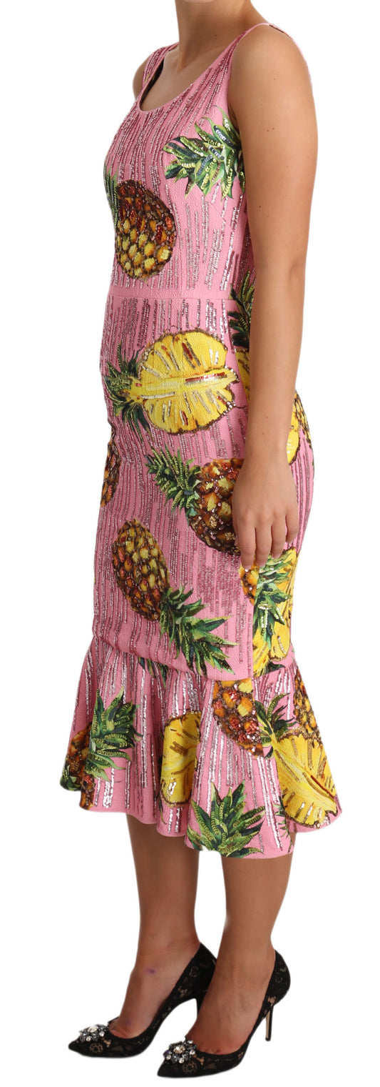 Pink Pineapple SPECIAL PIECE Midi Dress