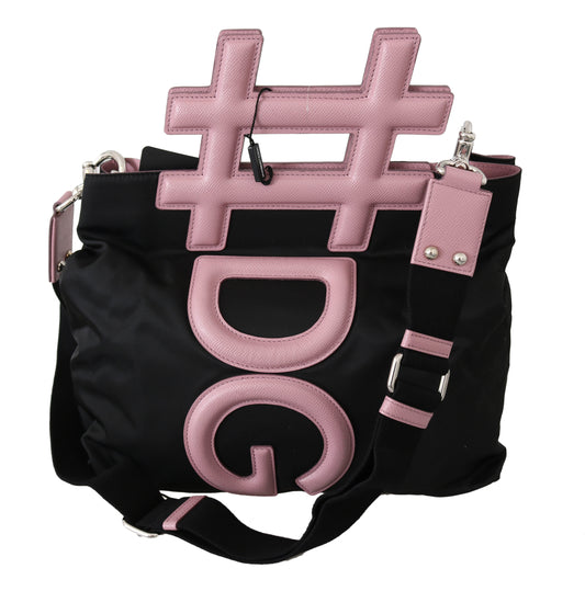Black Pink #DG Shoulder Sling Women Tote INSTABAG Bag