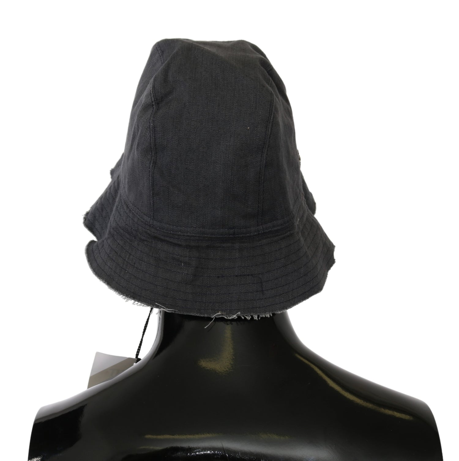 Black Washed Wide Brim Outdoor Bucket Hat