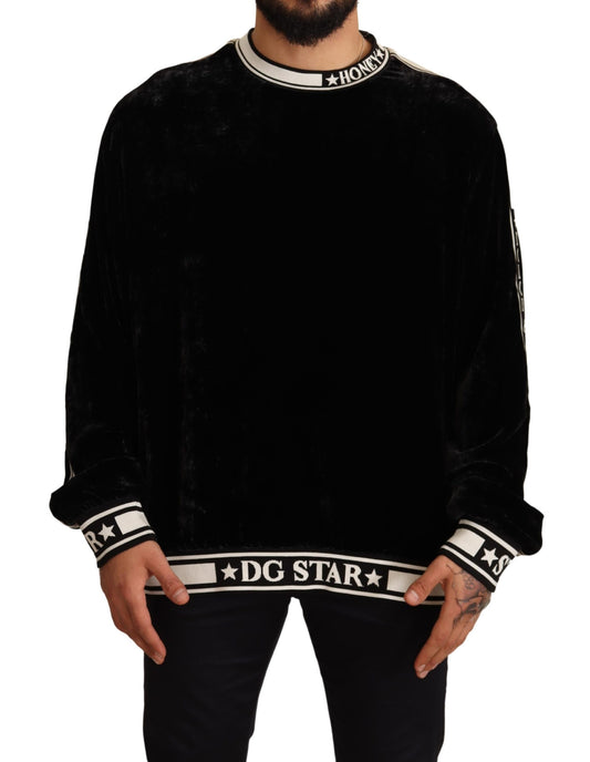 Black Velvet DG Star Pullover Sweater