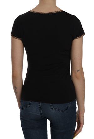Black Short Sleeve Top UNDERWEAR T-shirt