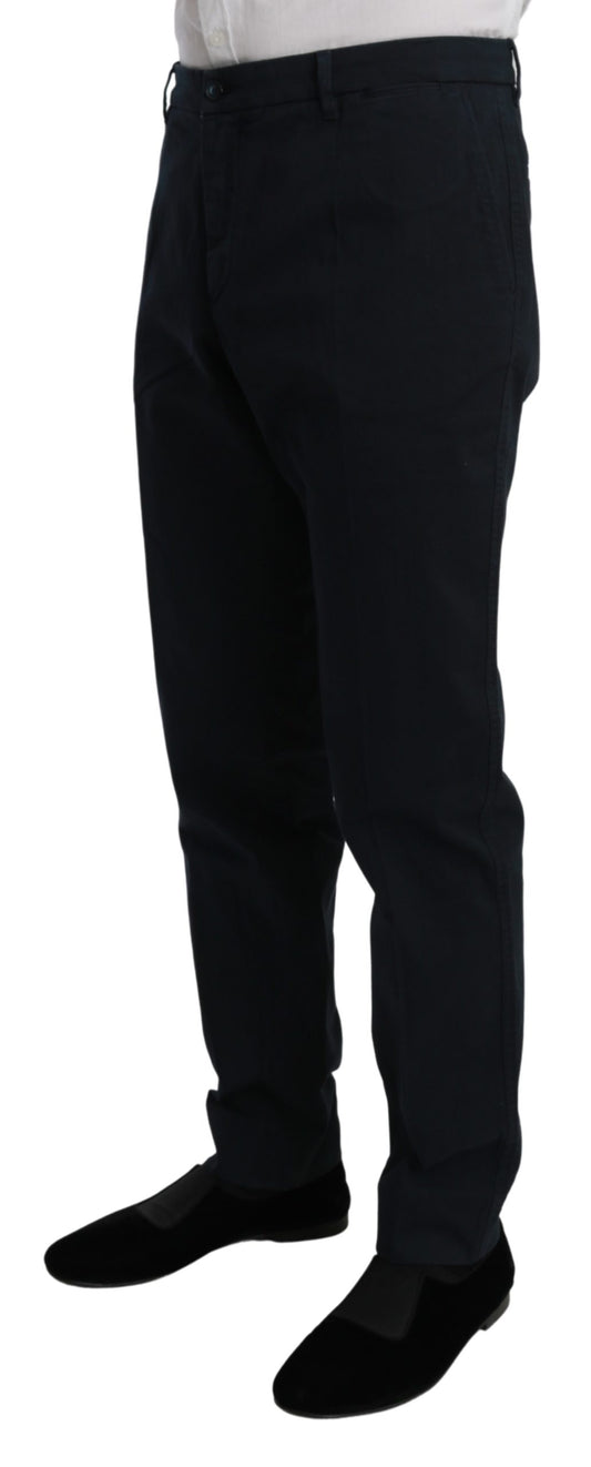 Blue Chinos Stretch Cotton Jeans Trouser