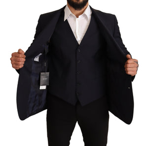 Blue 2 Piece MARTINI Blazer Suit Jacket