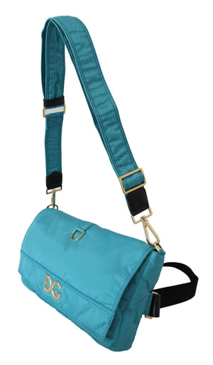 Blue DG Logo Funny Pack  Shoulder Nylon Bag