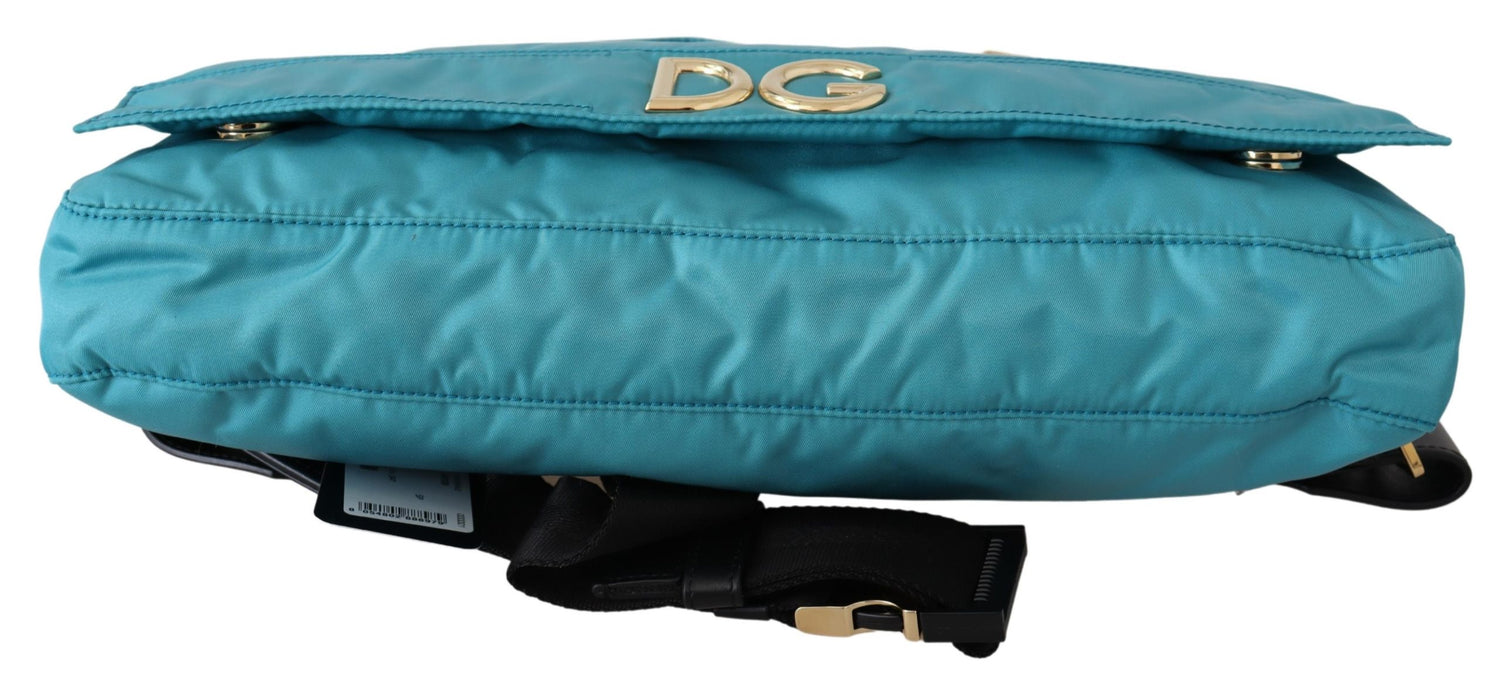 Blue DG Logo Funny Pack  Shoulder Nylon Bag