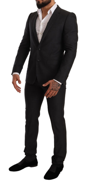 Gray Wool MARTINI Slim Fit Set Suit