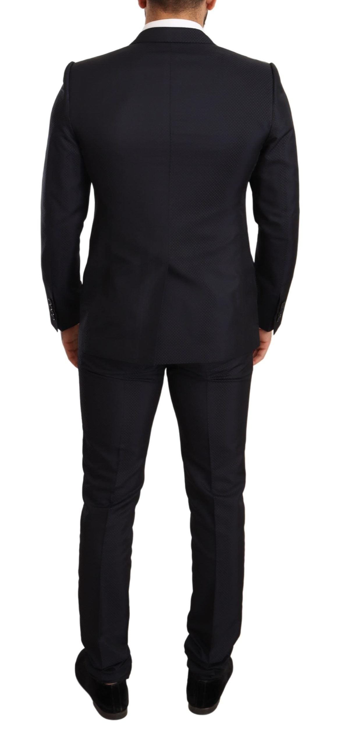 Blue Silk Slim Fit 2 Piece MARTINI Suit