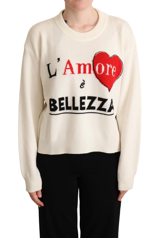 Multicolor Cashmere L'Amore E'Bellezza Pullover Sweater