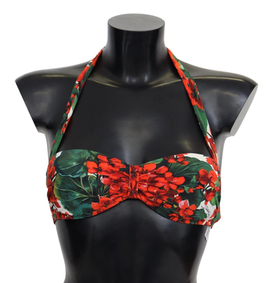 Multicolor Floral Print Women Beachwear Bikini Top