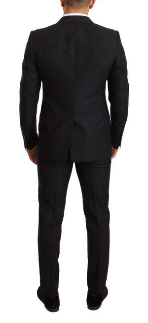 Black Wool Slim 2 Piece Set MARTINI Suit