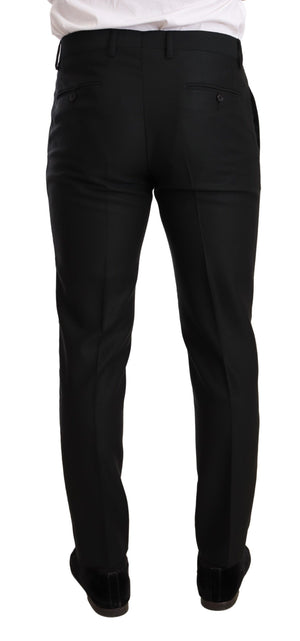 Black Wool Slim 2 Piece Set MARTINI Suit
