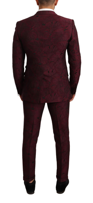 Maroon Cat Sequin MARTINI 2 Piece Suit