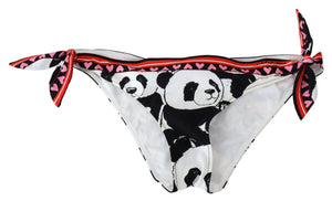 White Panda Two Piece Swimwear Beachwear Bikini