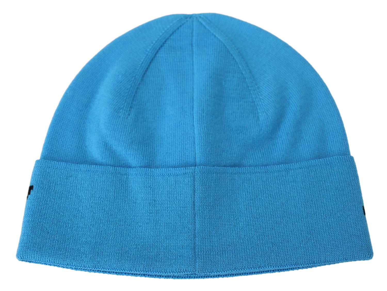 Blue Wool Hat Logo Winter Warm Beanie Unisex Hat