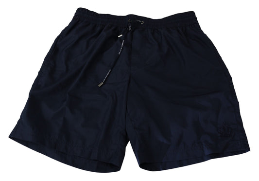 Blue Beachwear Shorts Mens Boxer Swimshorts