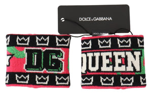 Multicolor Cashmere DG Queen One Size Wristband Wrap