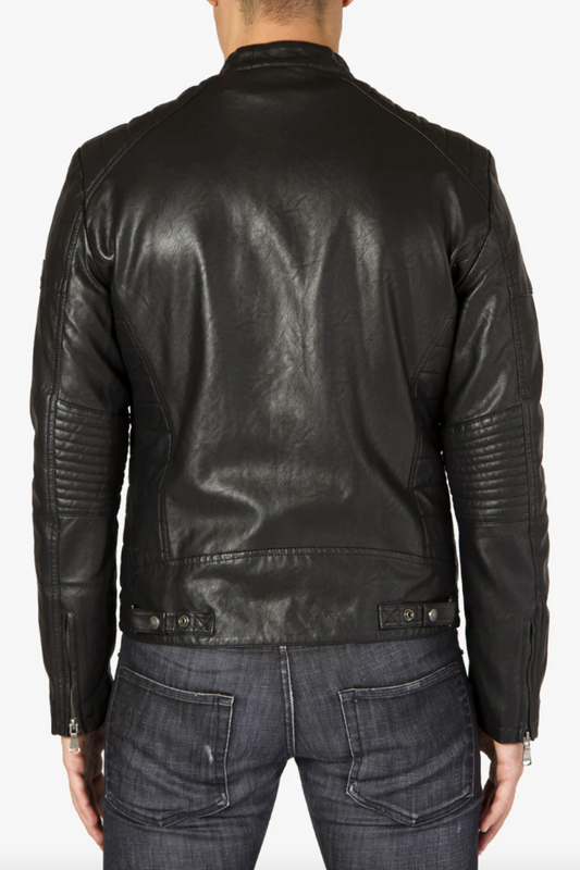 Black Polyurethane Jacket