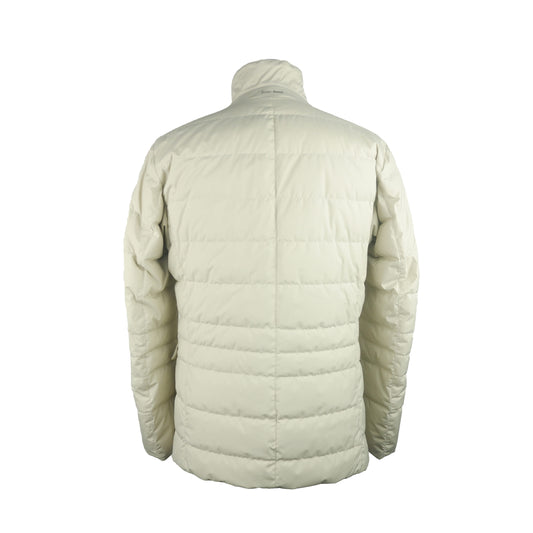 White Polyester Down Jacket