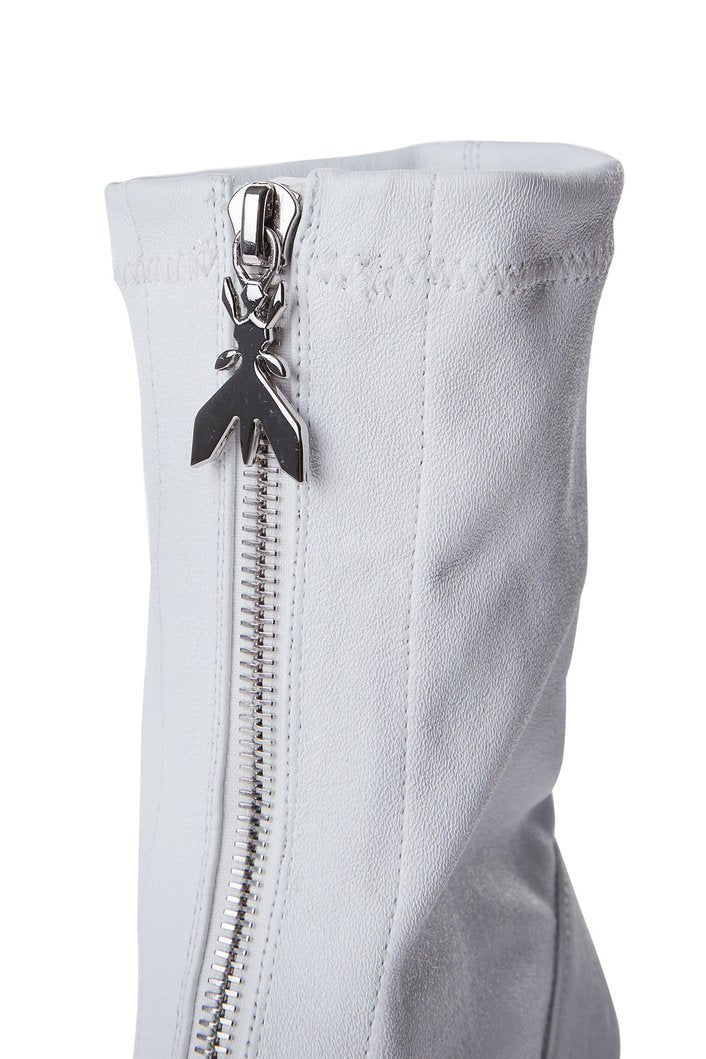 White Leather Boot
