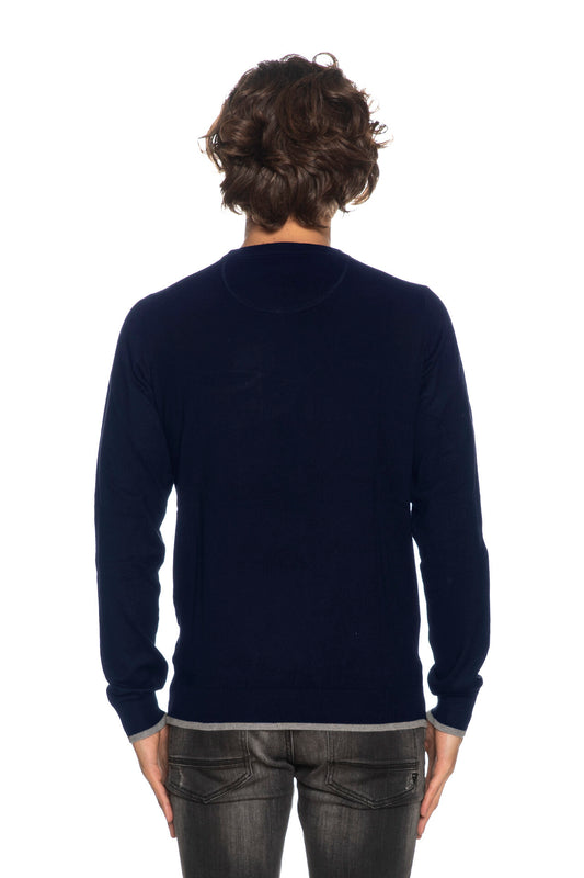 Blue Viscose Sweater