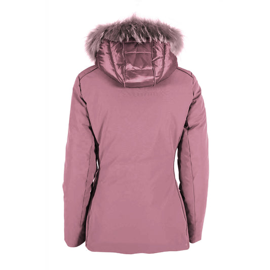 Pink Polyamide Jackets & Coat