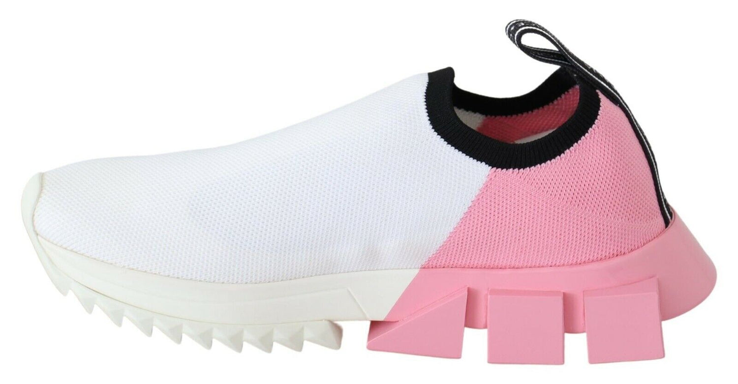 Pink White Logo Sorrento Sneakers Shoes