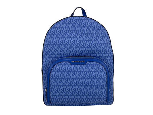Jaycee Electric Blue Large Zip Pocket Backpack Bookbag Bag