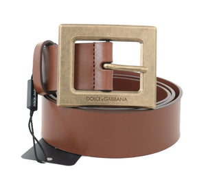 Brown Leather Sicilian Western Belt