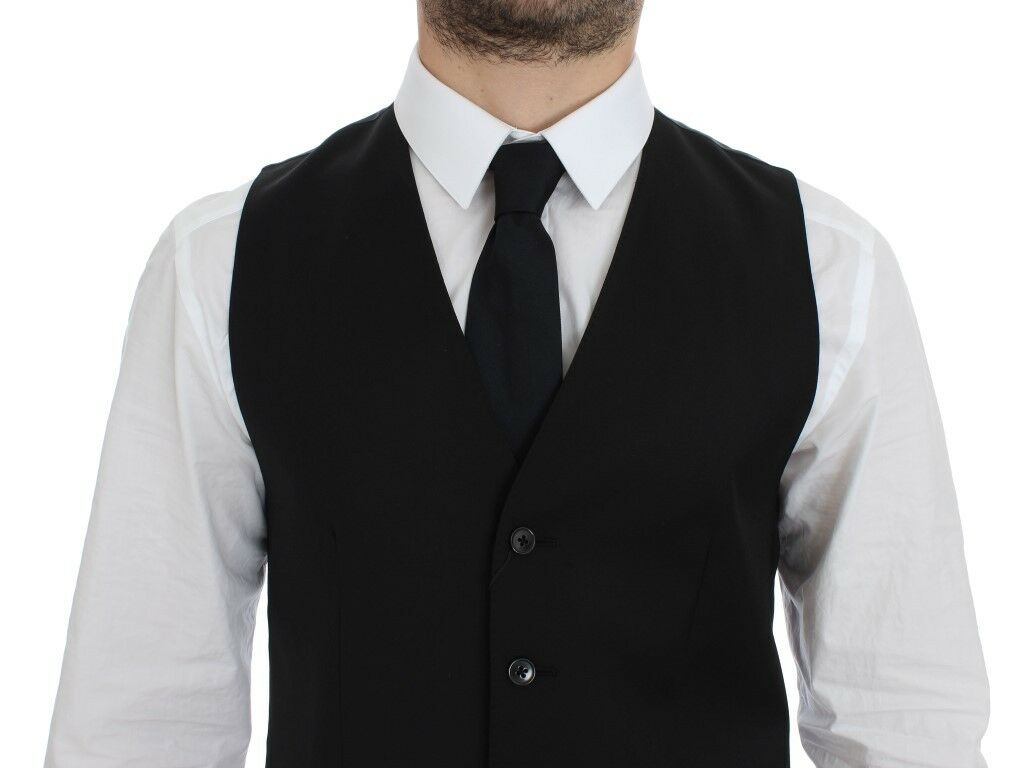 Black Formal Dress Gilet Jacket Vest