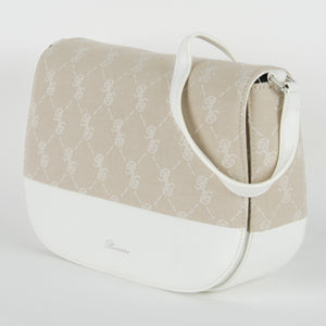 Bianco Cotton Shoulder Bag