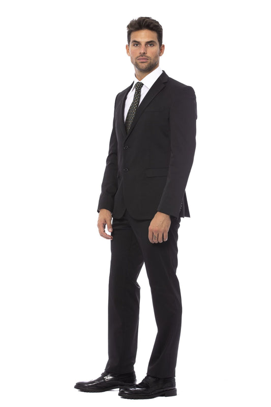 Black Polyester Suit