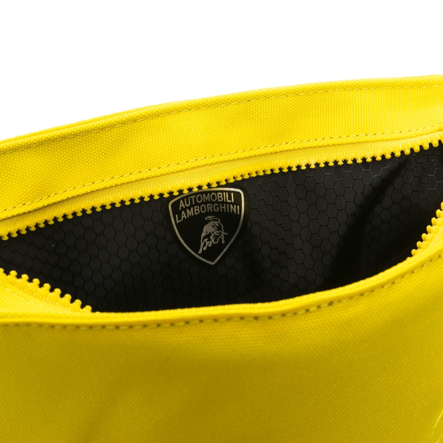 Yellow Polyester Messenger Bag