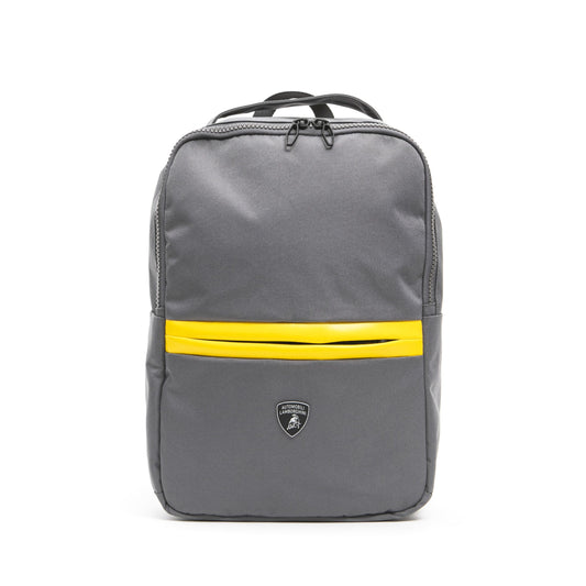 Grey Polyester Backpack