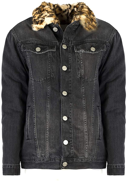 Gray Cotton Jackets & Coat