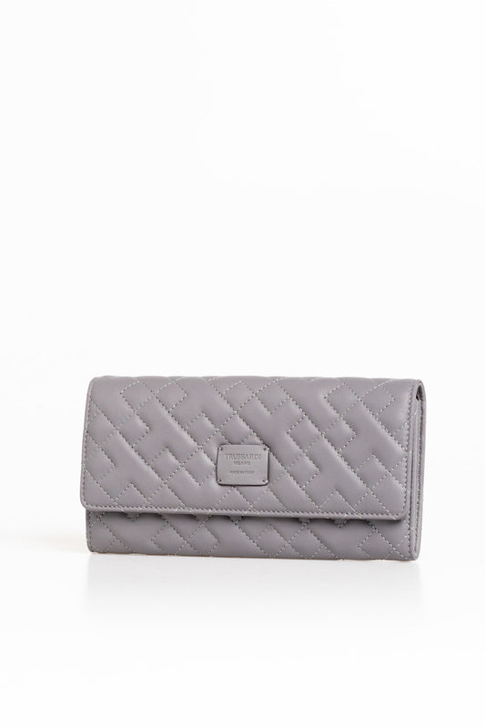Grey Leather Wallet