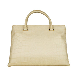 Bianco Calfskin Handbag