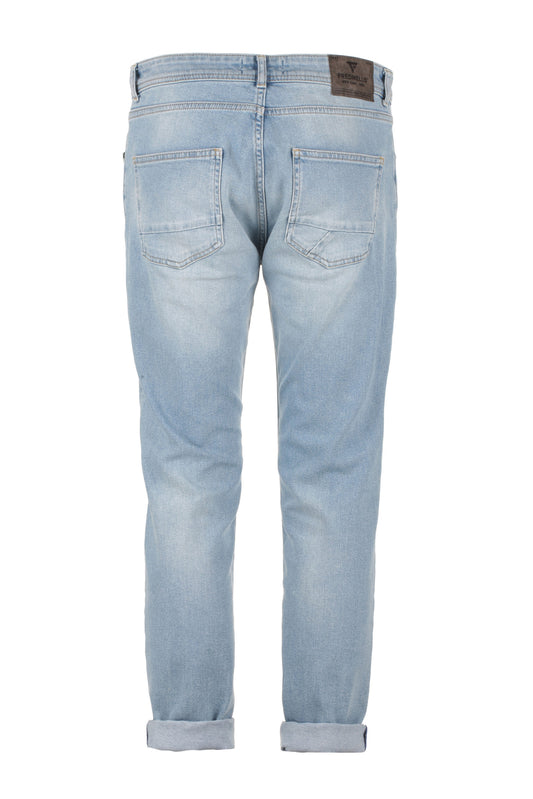 Blue Cotton Jeans & Pant